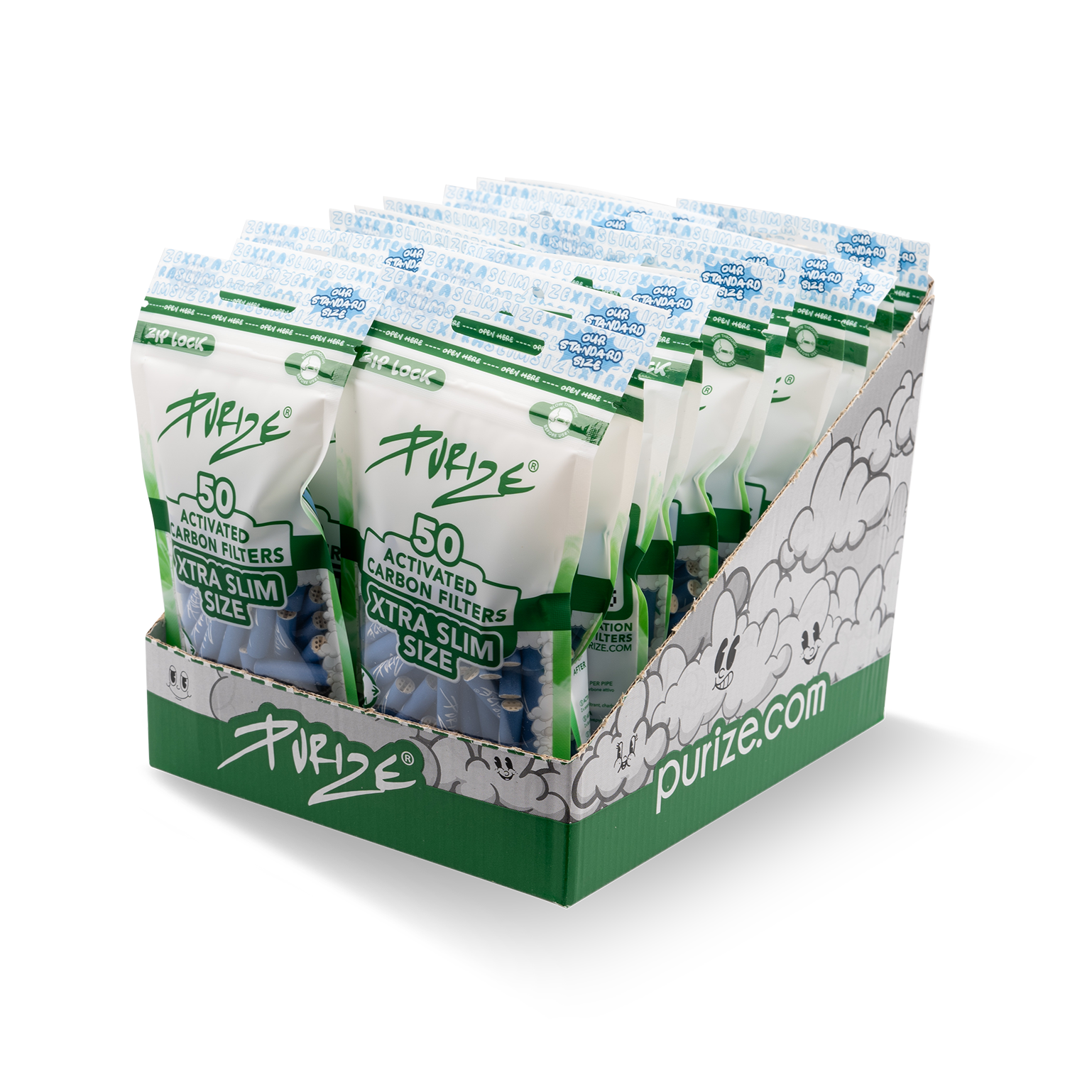 50 PURIZE® XTRA Slim 6mm (1 BOX = 20 PE-bags) - Image 22