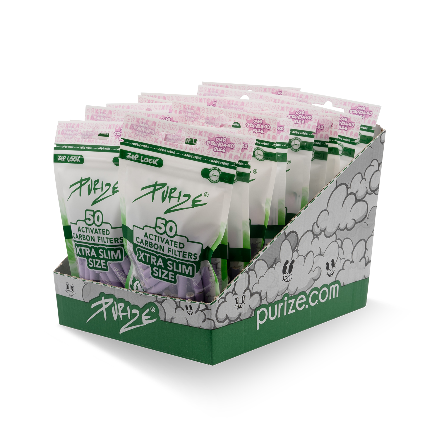 50 PURIZE® XTRA Slim 6mm (1 BOX = 20 PE-bags) - Image 24