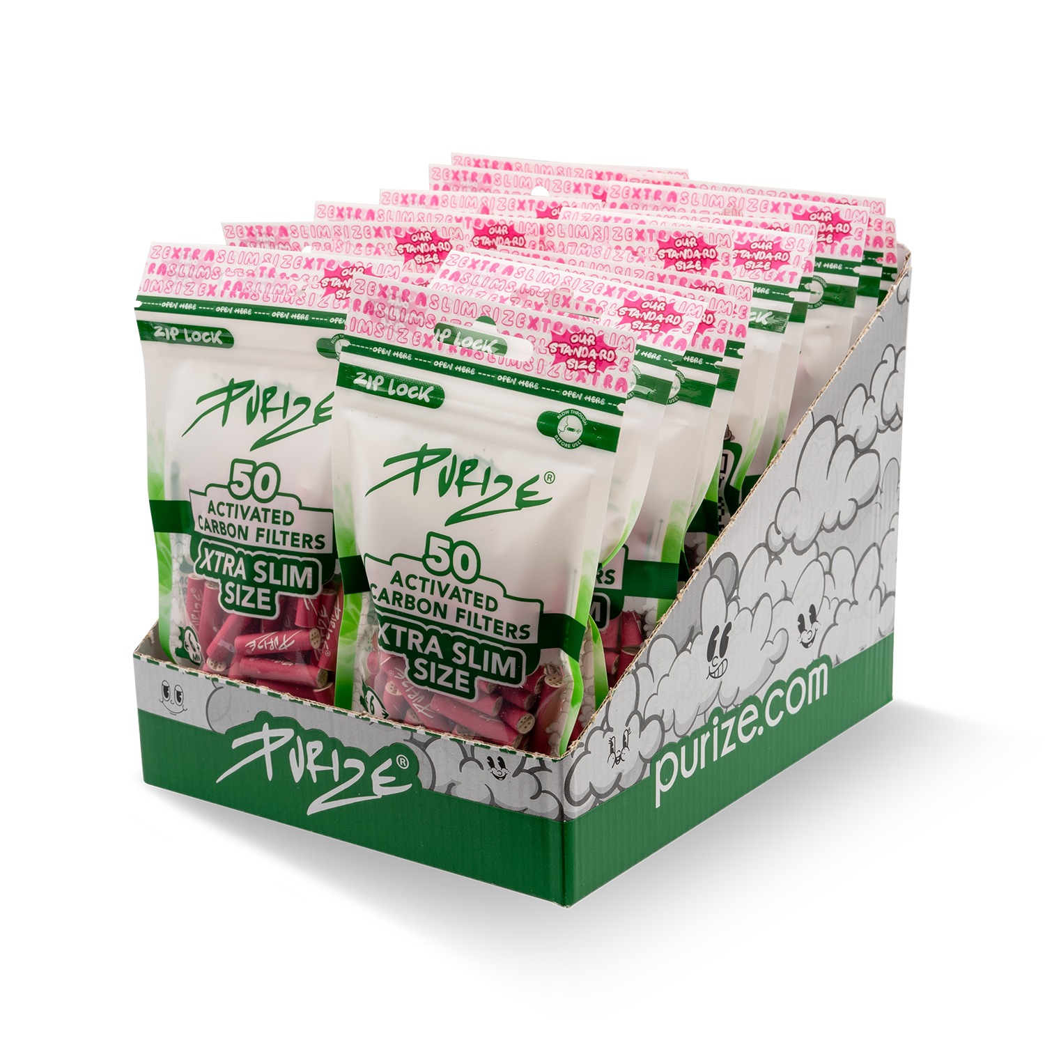 50 PURIZE® XTRA Slim 6mm (1 BOX = 20 PE-bags) - Image 18