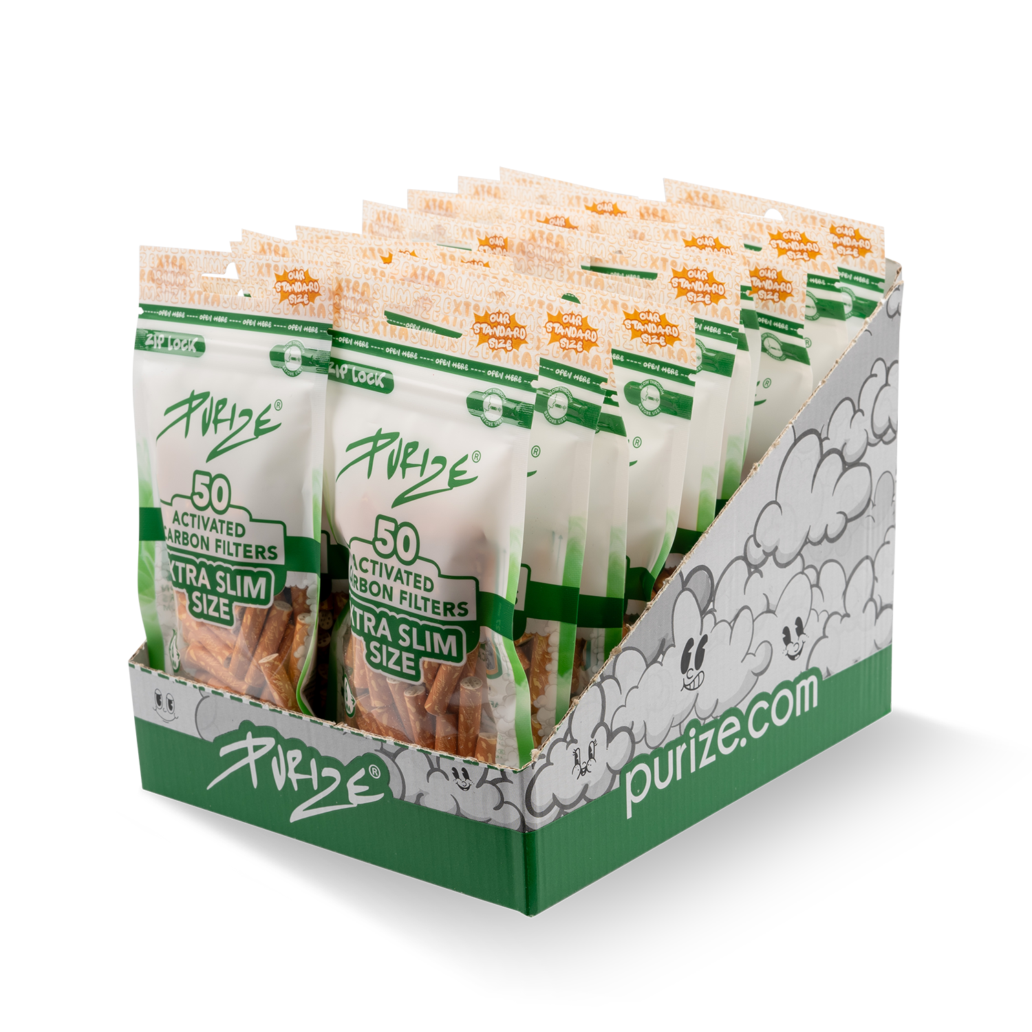 50 PURIZE® XTRA Slim 6mm (1 BOX = 20 PE-bags) - Image 15