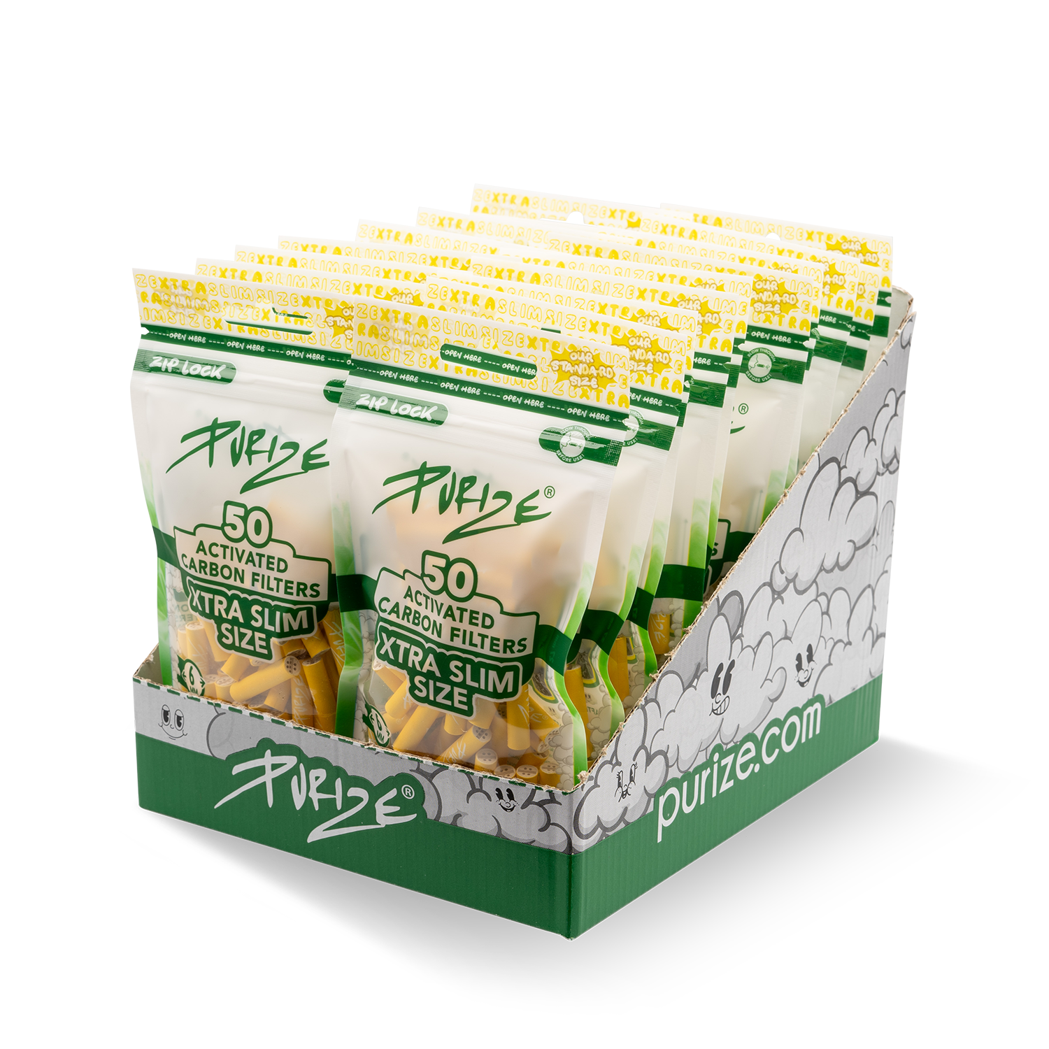 50 PURIZE® XTRA Slim 6mm (1 BOX = 20 PE-bags) - Image 11