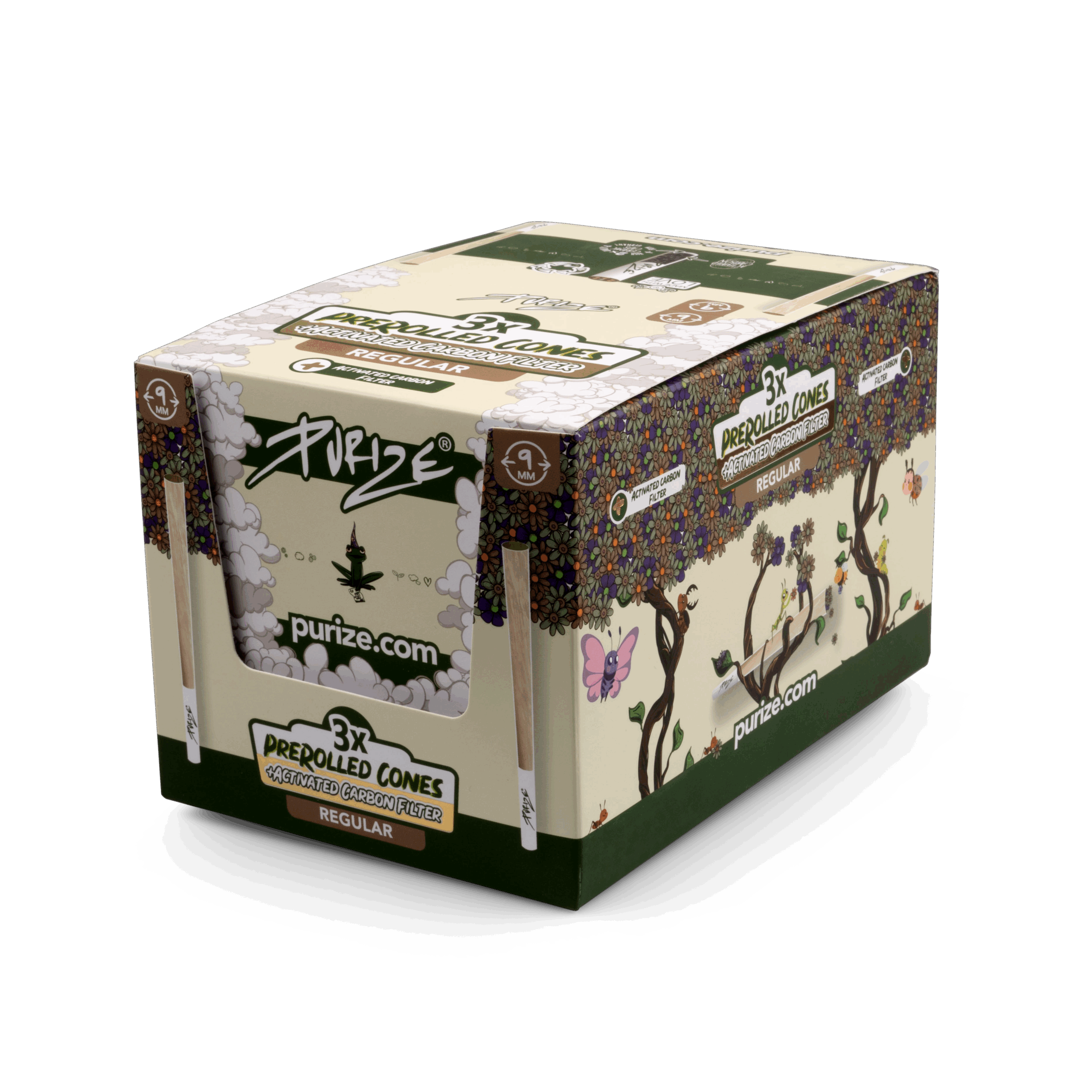 3 PURIZE® Pre-rolled Cones | Regular Size (1 BOX = 30 PACKS) - Image 3