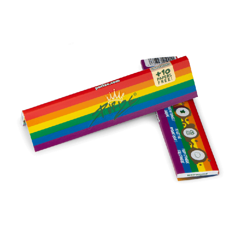 PURIZE® King Size Slim Rainbow (1 BOX OF 50 BOOKLETS) - Image 3