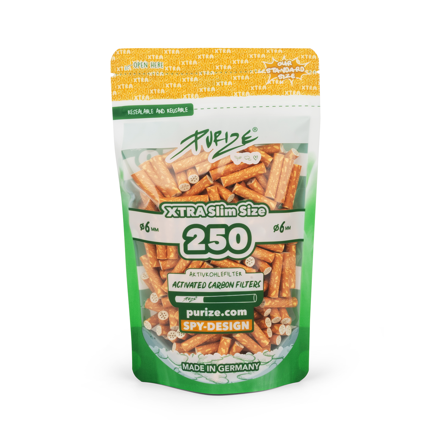 250 PURIZE® XTRA Slim | Pack of 250x filters (1 PE-BAG) - Image 18