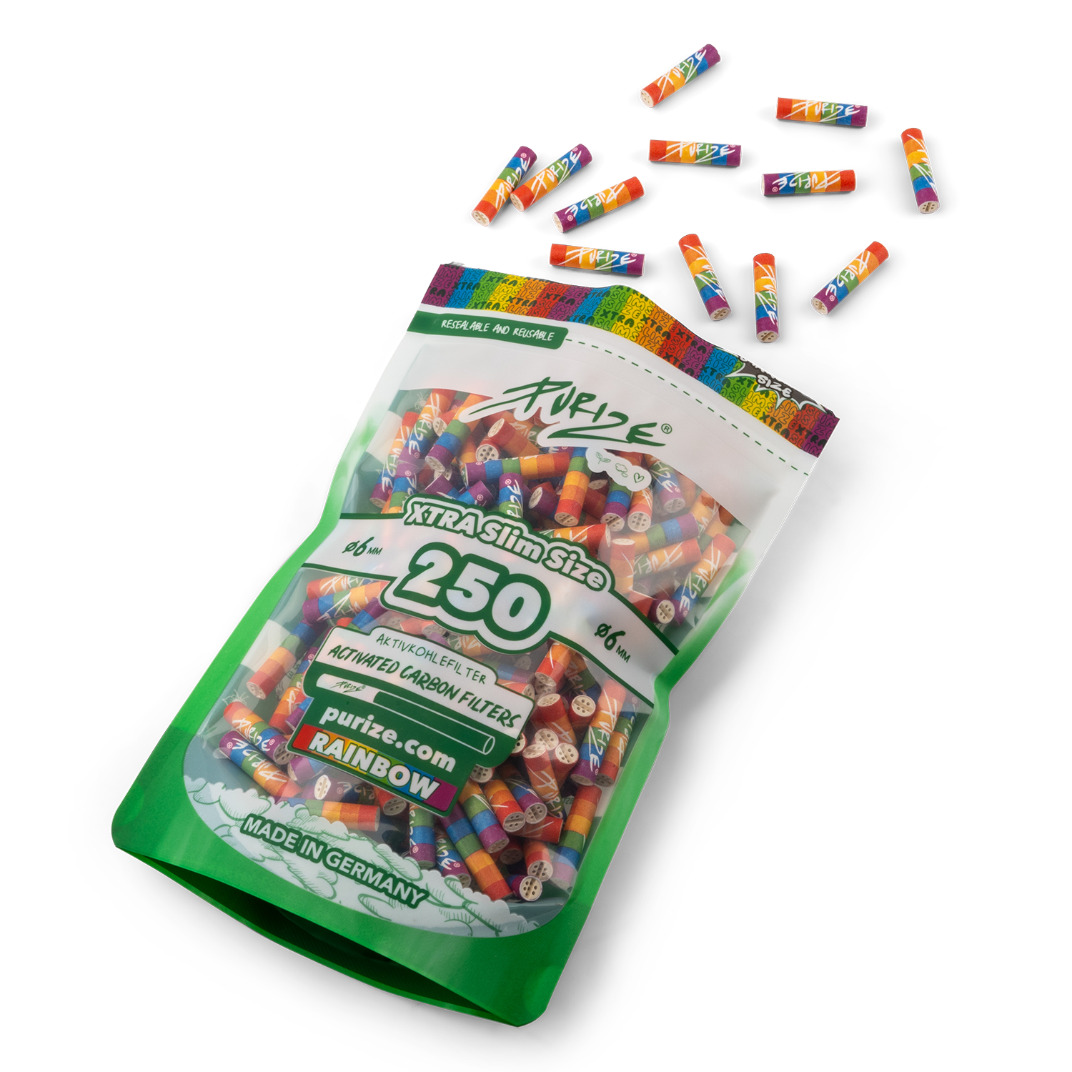 250 PURIZE® XTRA Slim | Pack of 250x filters (1 PE-BAG) - Image 17