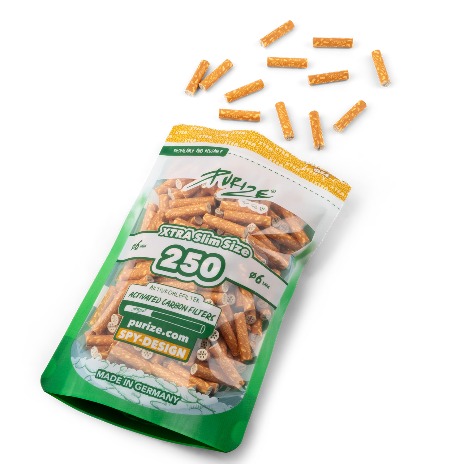 250 PURIZE® XTRA Slim | Pack of 250x filters (1 PE-BAG) - Image 19