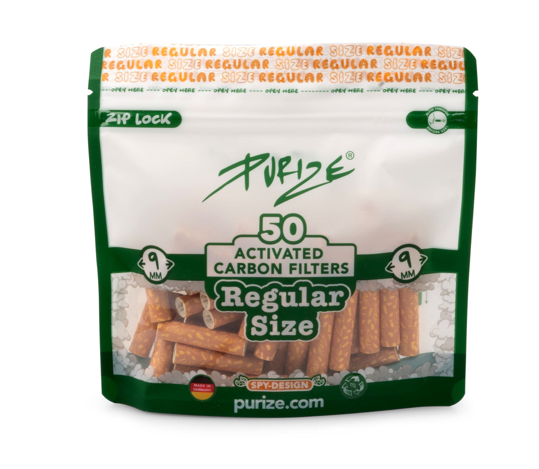 50 PURIZE® Regular Size (1 BOX = 8 PE-bags) - Image 2