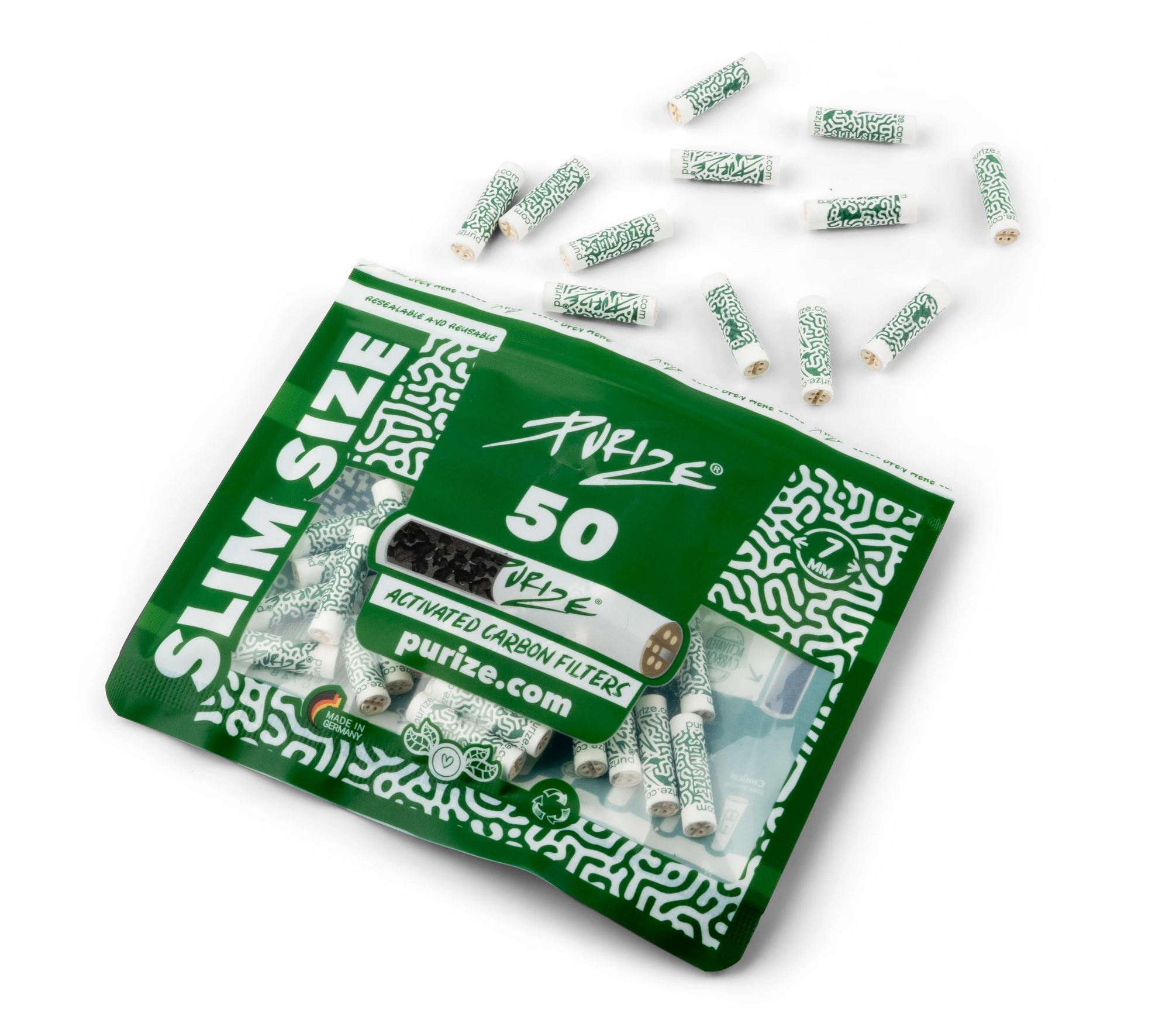 50 PURIZE® Slim Size 7mm (1 BOX = 10 PE-bags) - Image 3
