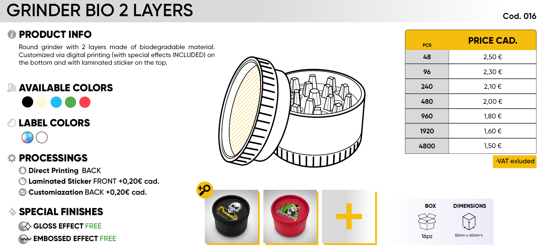 GRINDER BIO 2 LAYERS - Image 2
