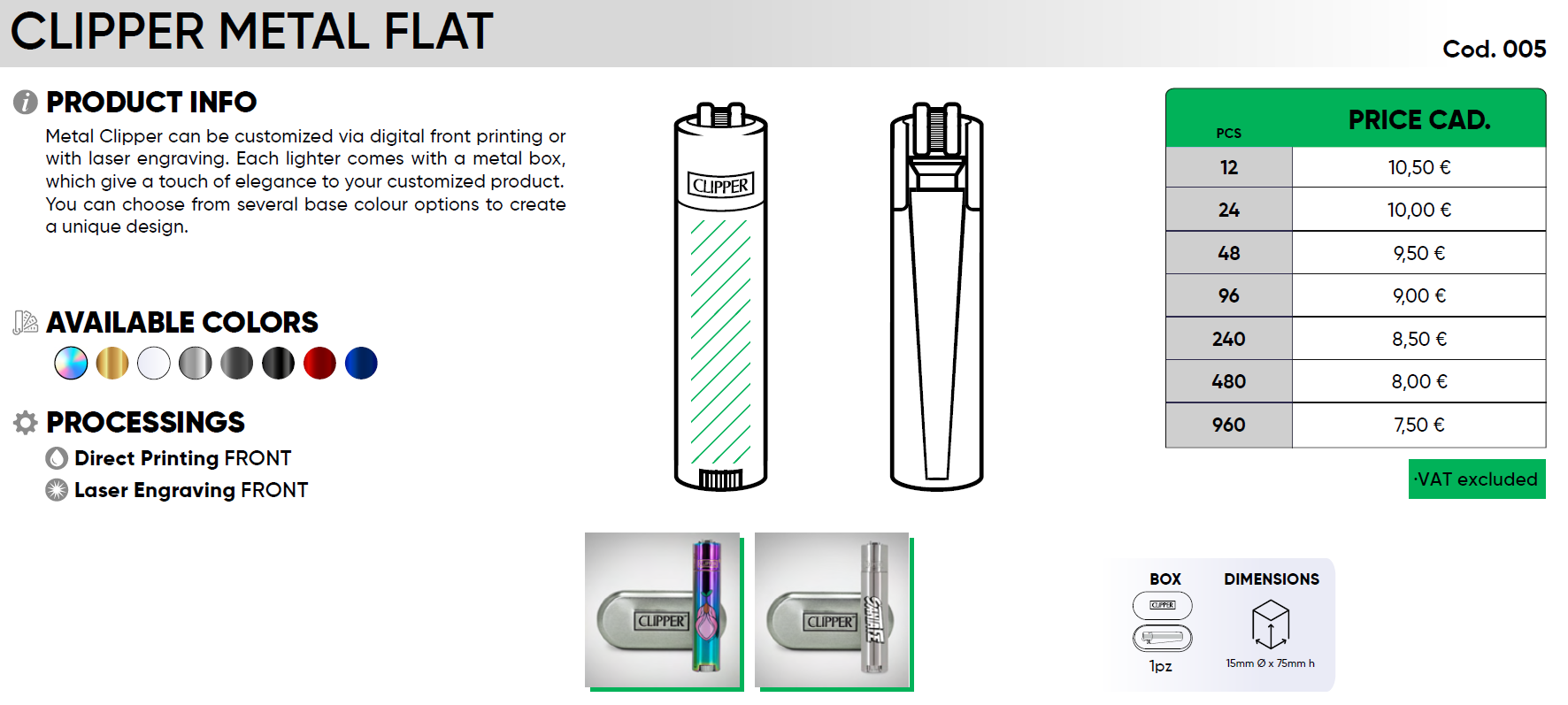 CLIPPER METAL FLAT - Image 2