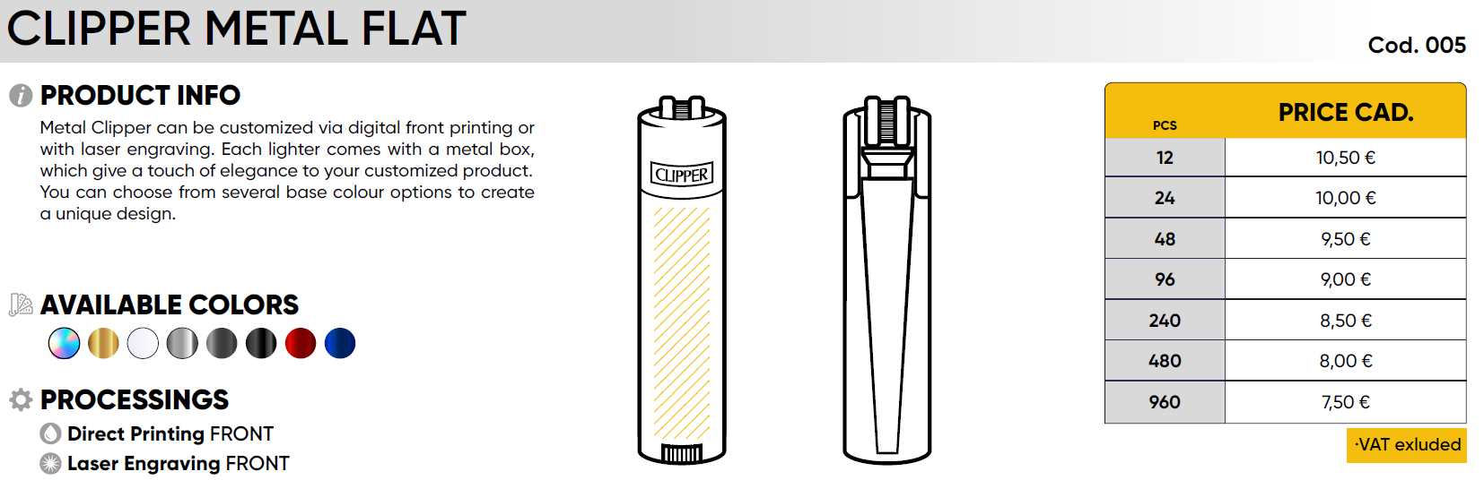 CLIPPER METAL FLAT - Image 2