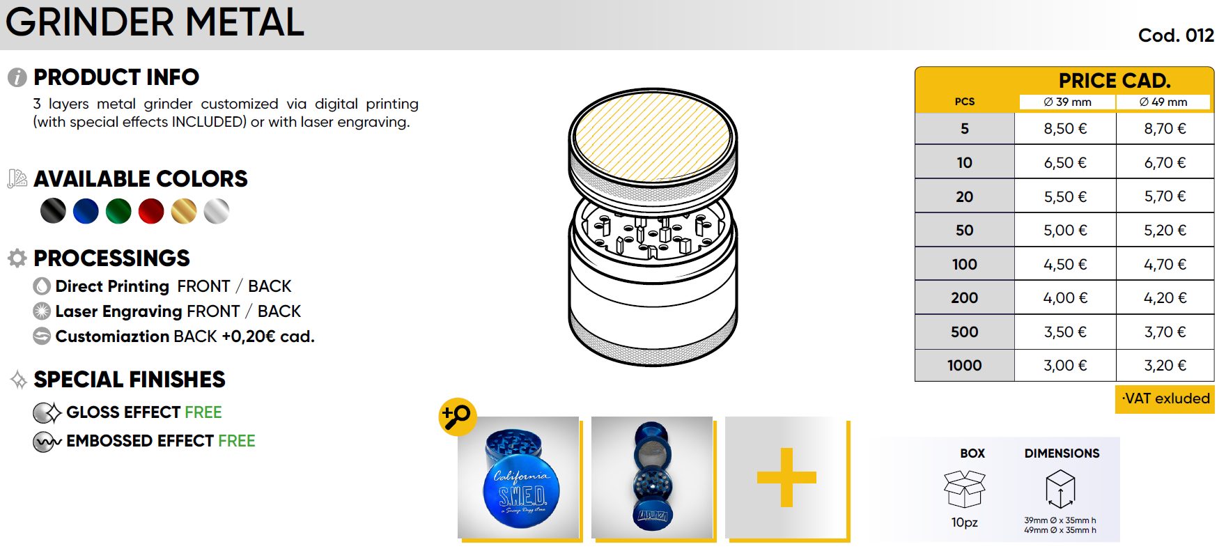 GRINDER METAL - Image 2