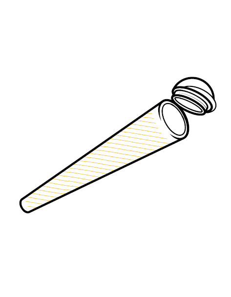 CONICAL JOINT HOLDER STICKER