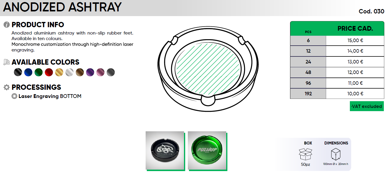 ANODIZED ASHTRAY - Image 2