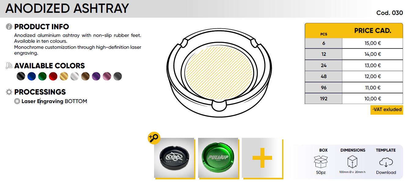 ANODIZED ASHTRAY - Image 2