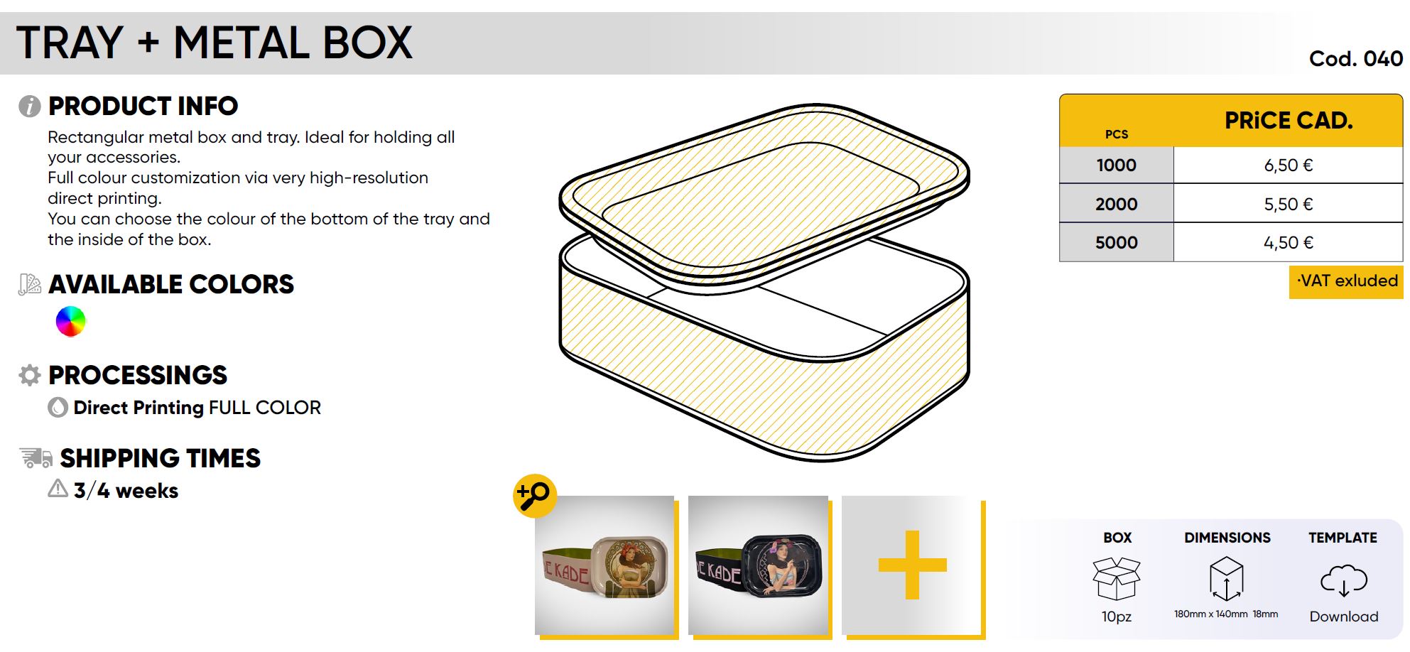 TRAY + METAL BOX - Image 2