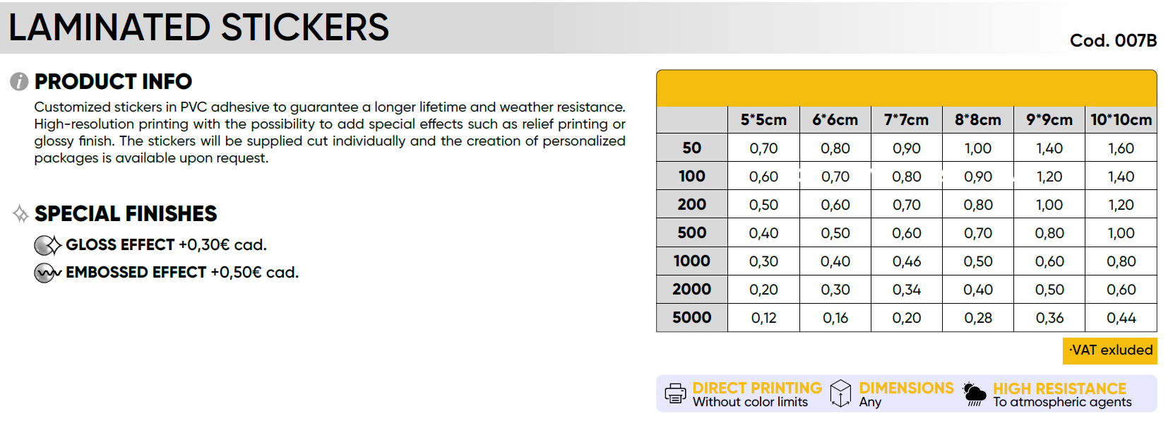 LAMINATED STICKERS - Image 2