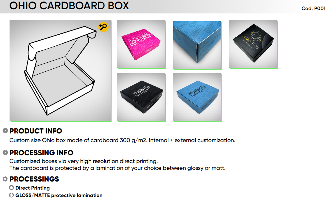 OHIO CARDBOARD BOX - Image 2