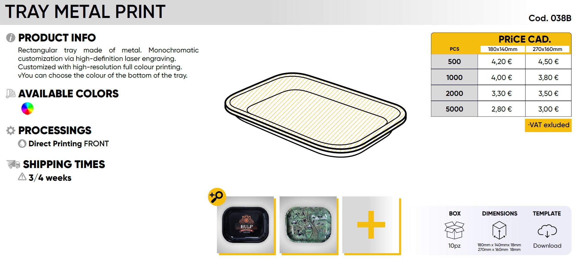 TRAY METAL PRINT - Image 2