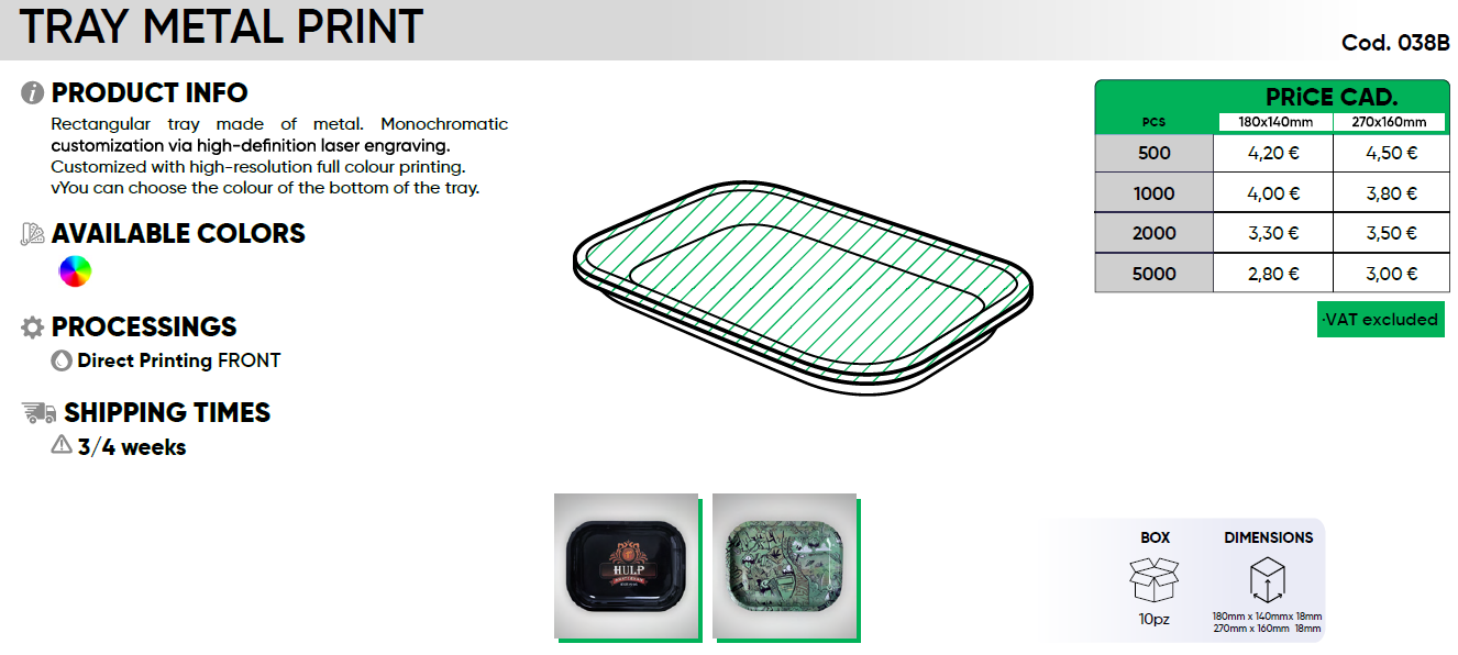 TRAY METAL PRINT - Image 2