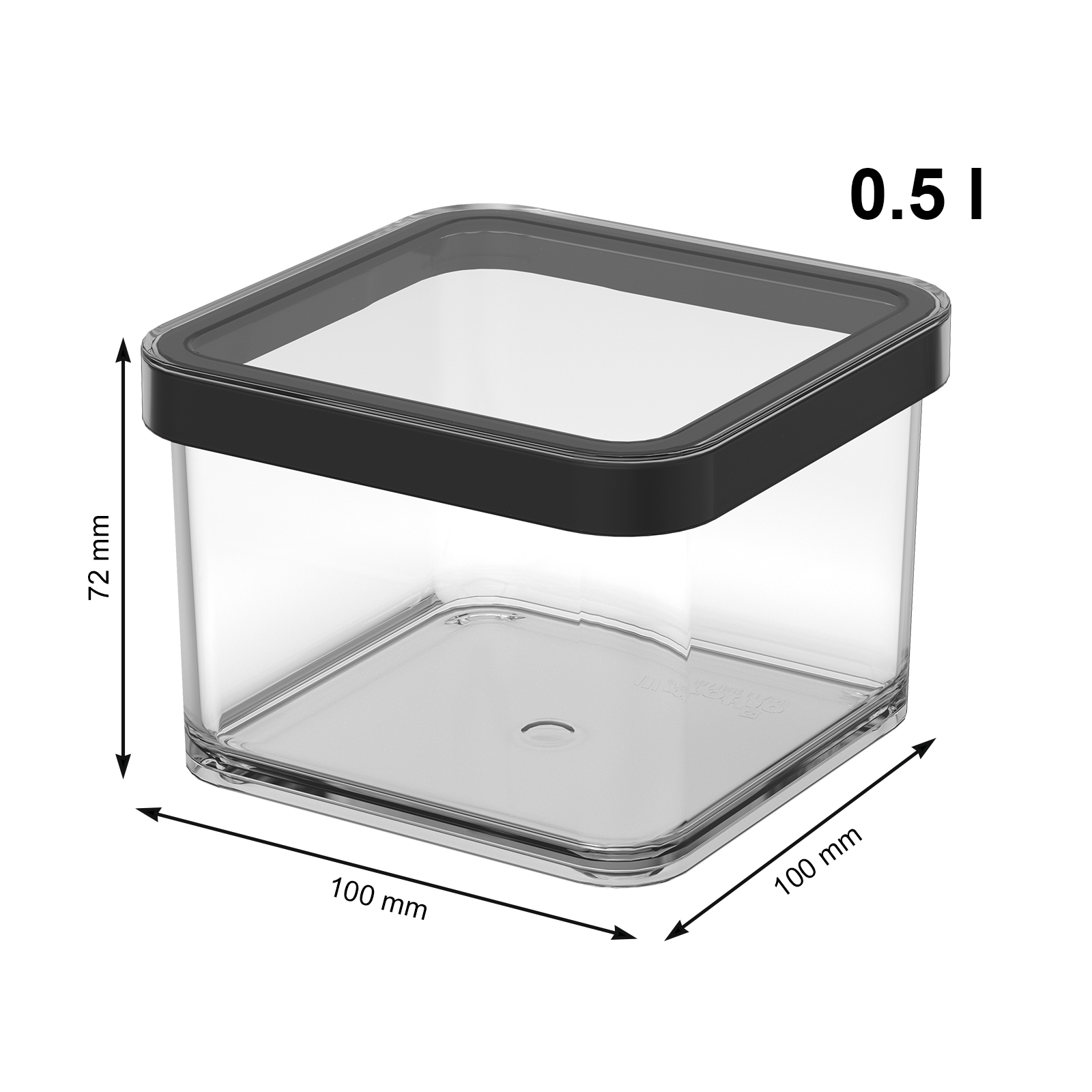 Premium Transparant Jars 0.5L - 4 Colours - CUSTOM laser engraving