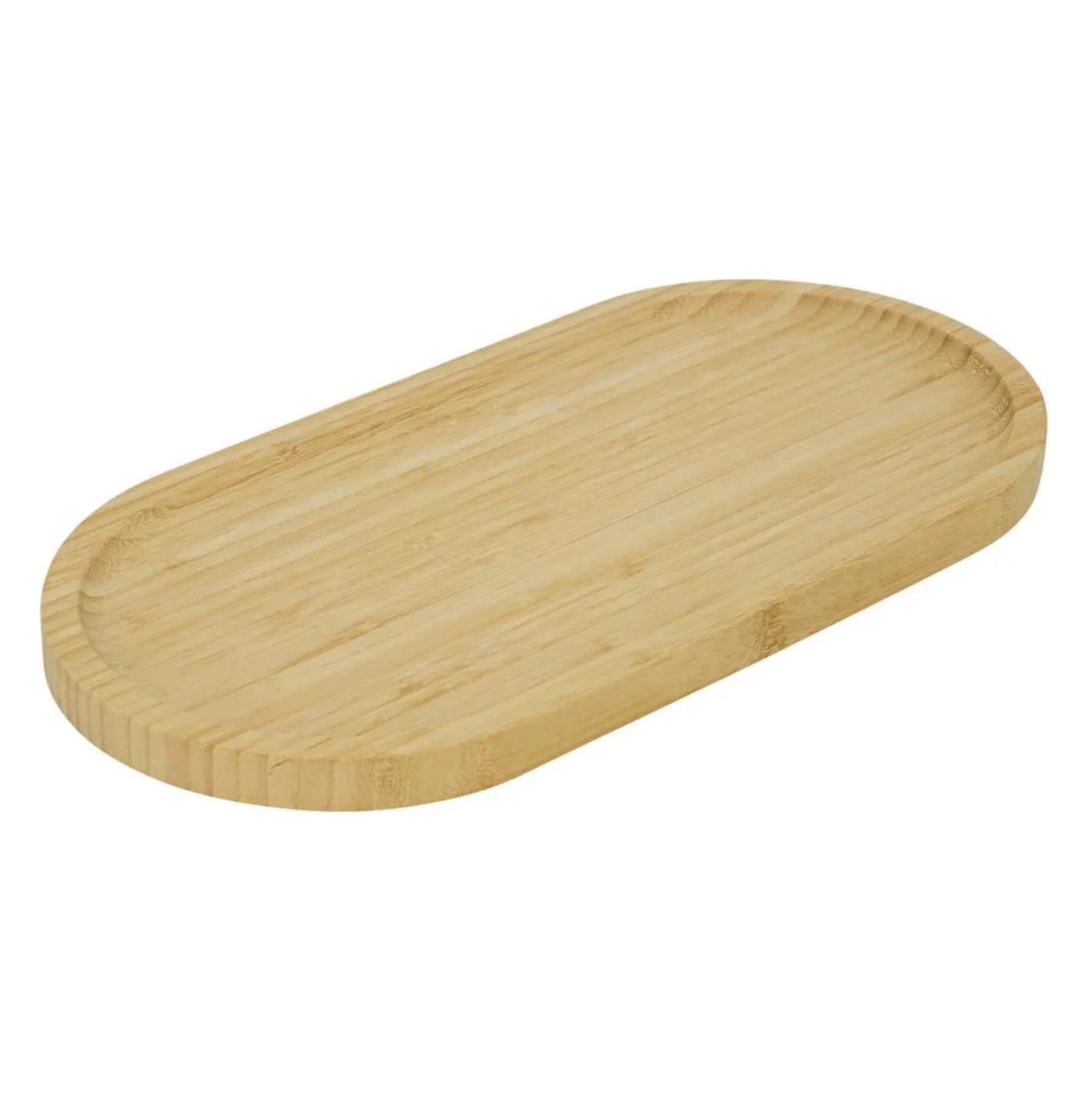 Oval bamboo plate 30x15cm – CUSTOM laser engraving