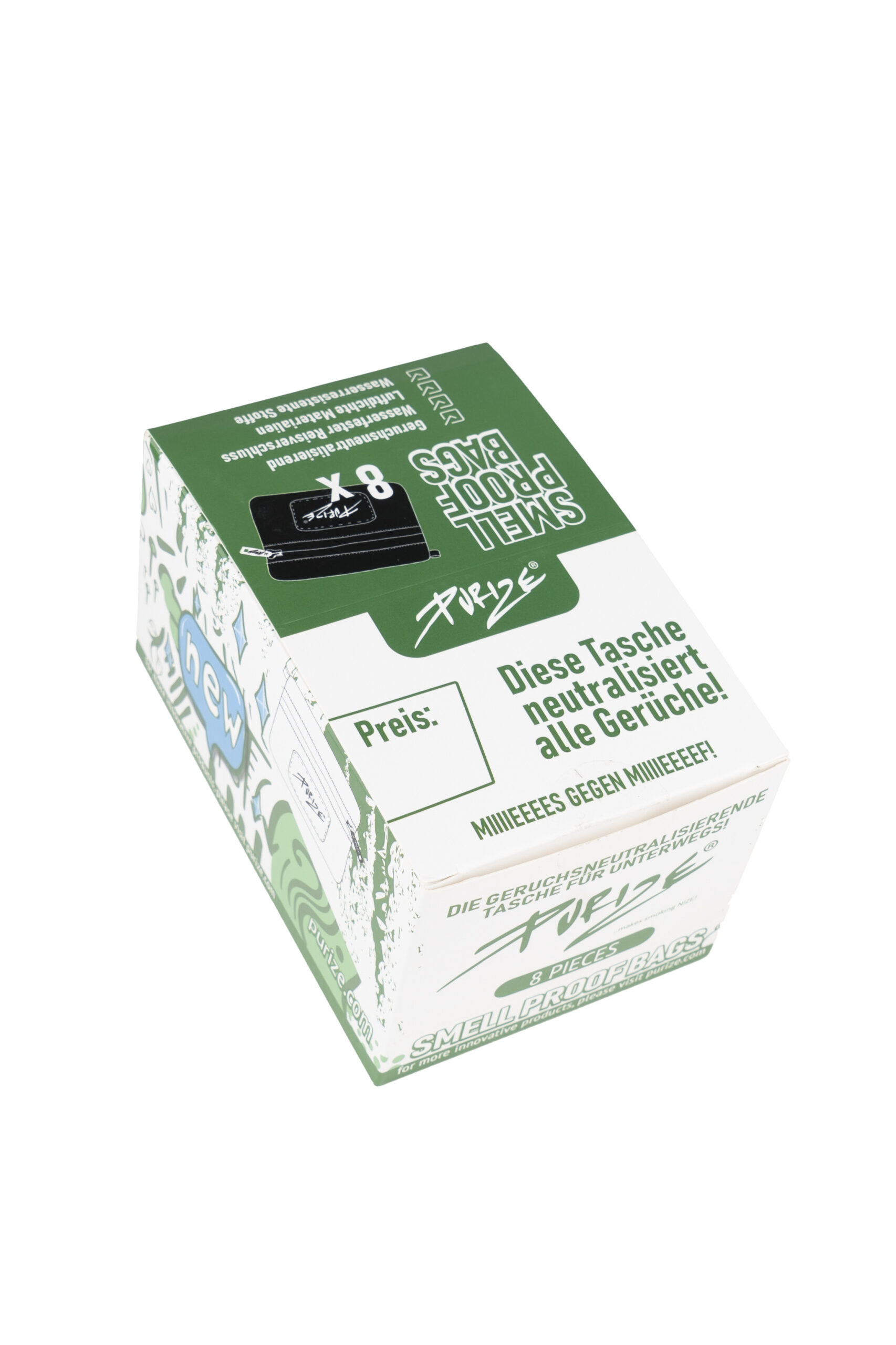 PURIZE® Smell-Proof Bag XS (1 BOX OF 8 PIECES) - Image 4